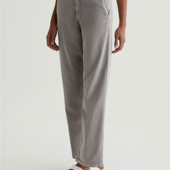 NWT AG Denim Caden Straight, Relaxed Chino, Sulphur Pebble Grey, size 26 - Picture 5 of 15